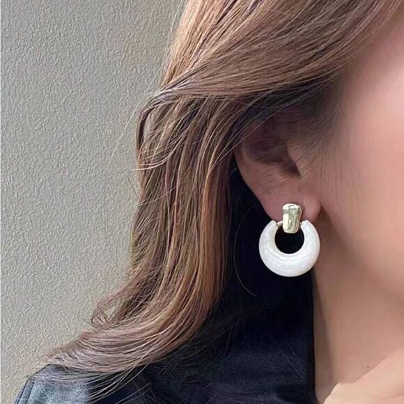 Vintage style earrings M206 - Picture 2 of 5